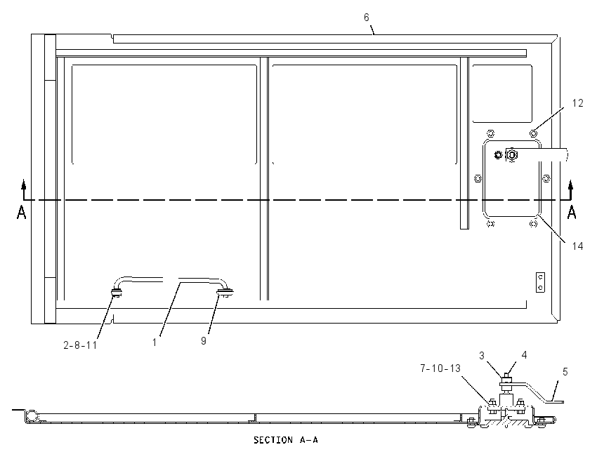 Дверь смотровая 2057757 CAT