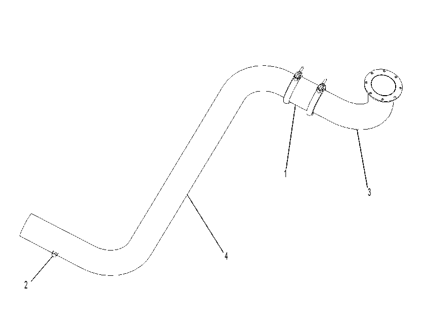 TUBE AS-WATER 1834884 CAT