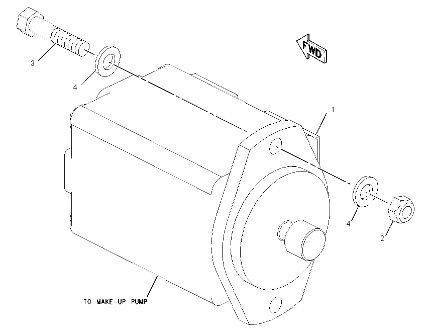 MOUNTING GP-MOTOR 2076148 CAT