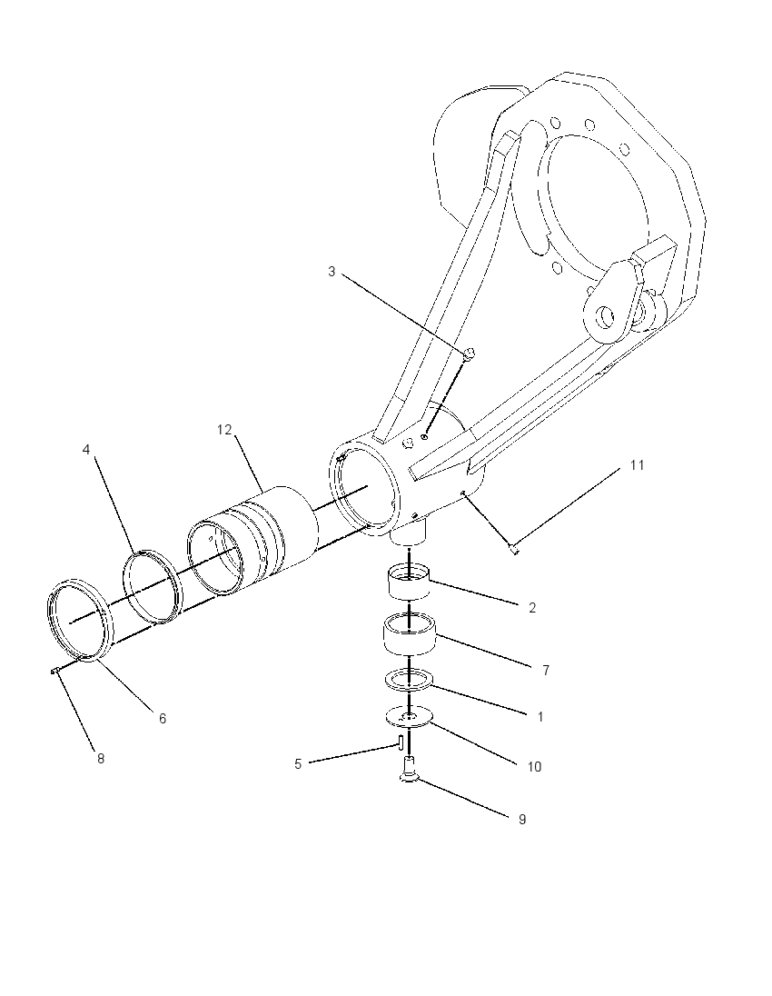 ARM GP-FEED ROLLER 1576853 CAT