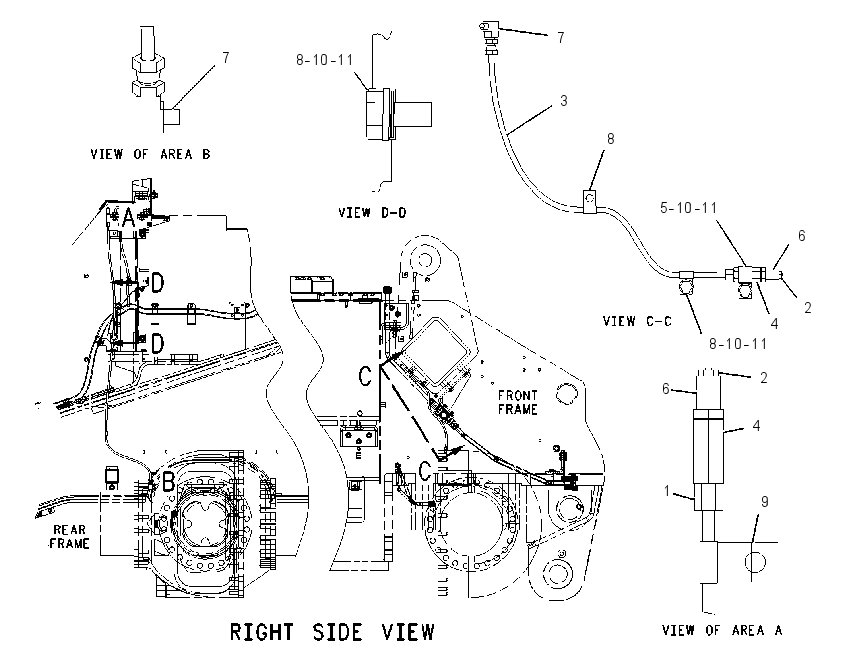LINES GP-AXLE VENT 1938225 CAT