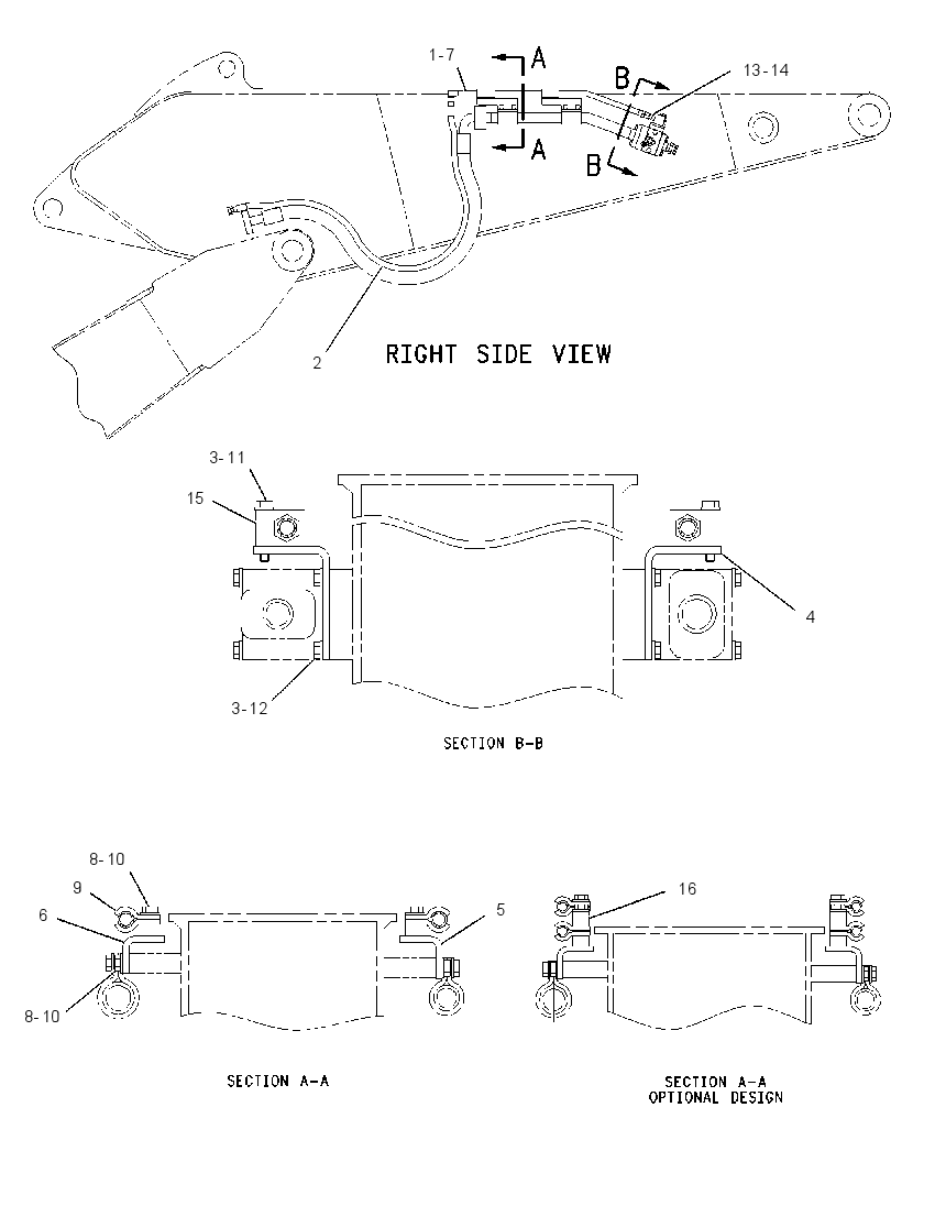 Трубопроводы вспомогательной гидравлики 1795286 CAT