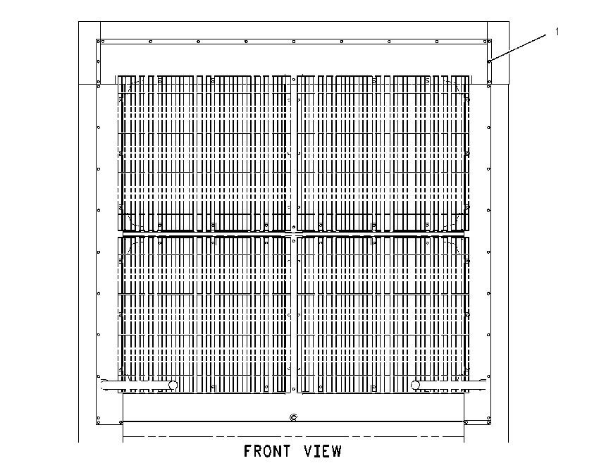 BAFFLE GP-RADIATOR 1621396 CAT