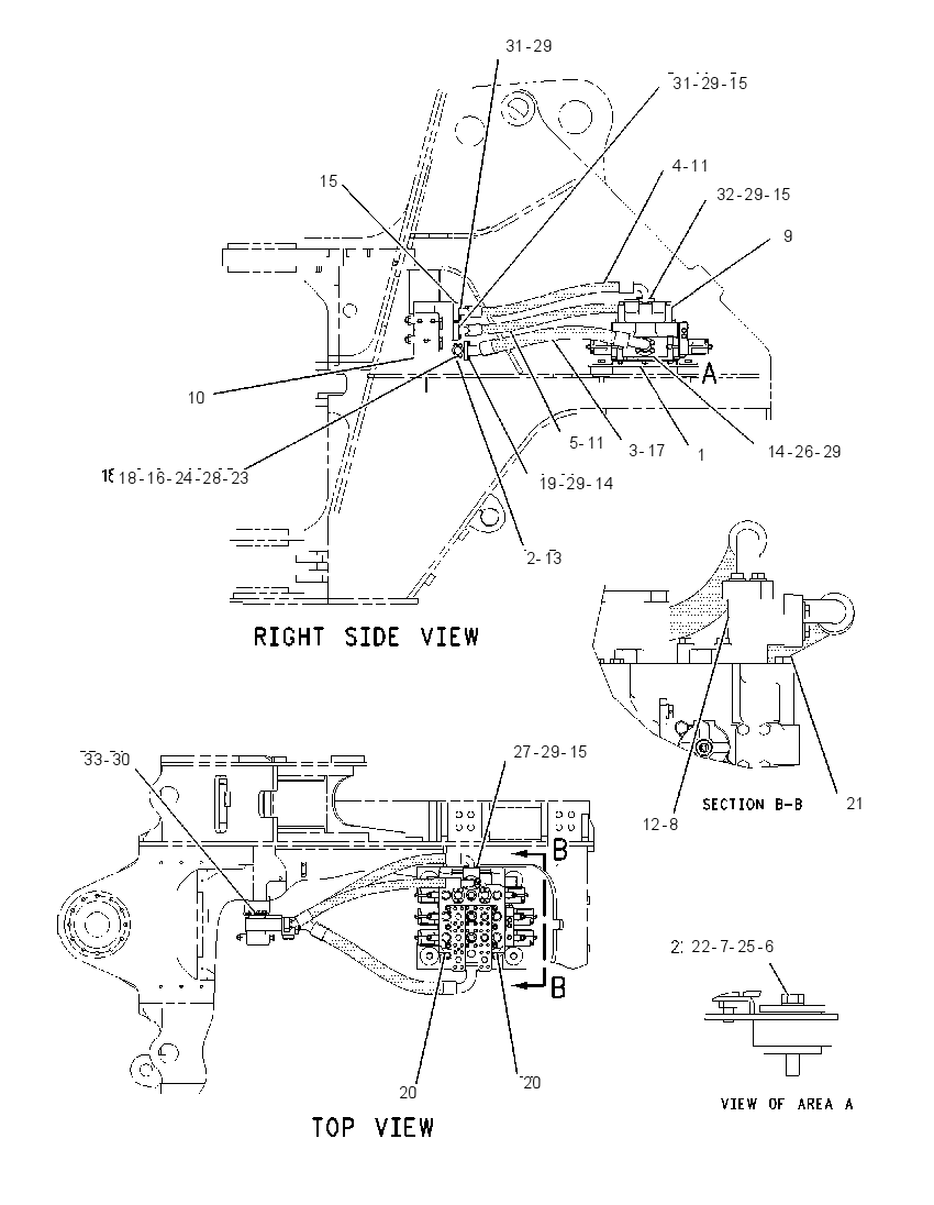 VALVE & LINES GP-MAIN CONTROL 1964403 CAT