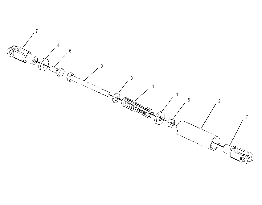 TENSIONER GP-CABLE 2051770 CAT