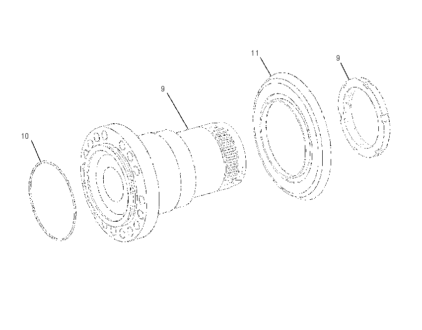 AXLE AR-REAR 1877218 CAT