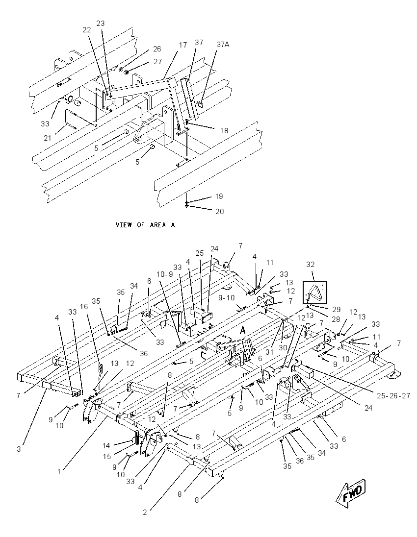 FRAME GP-FOLDING 2035876 CAT