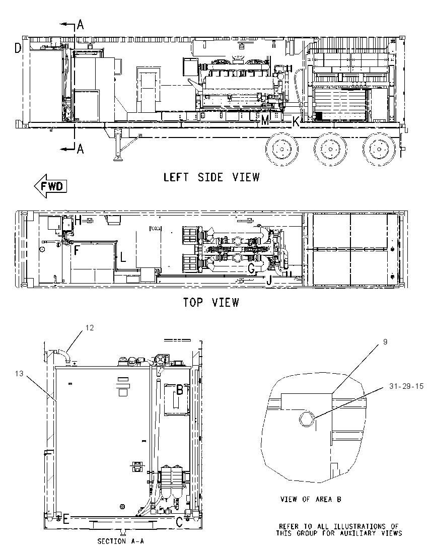 Бак топливный 1912411 CAT