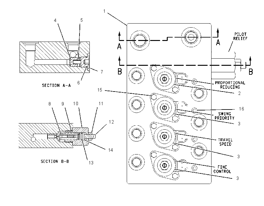 VALVE GP-MANIFOLD & REDUCING 1929028 CAT