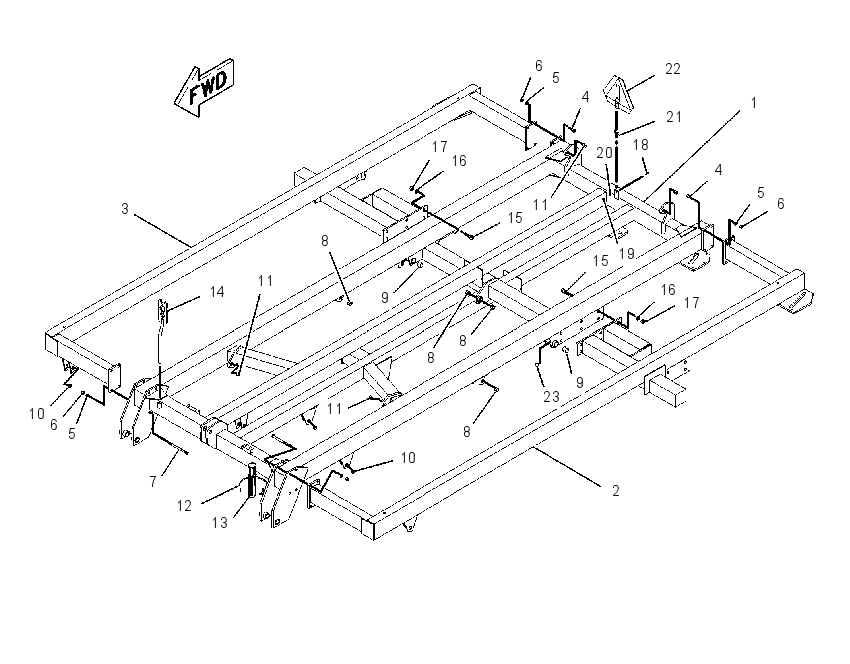 FRAME GP-RIGID 2051807 CAT