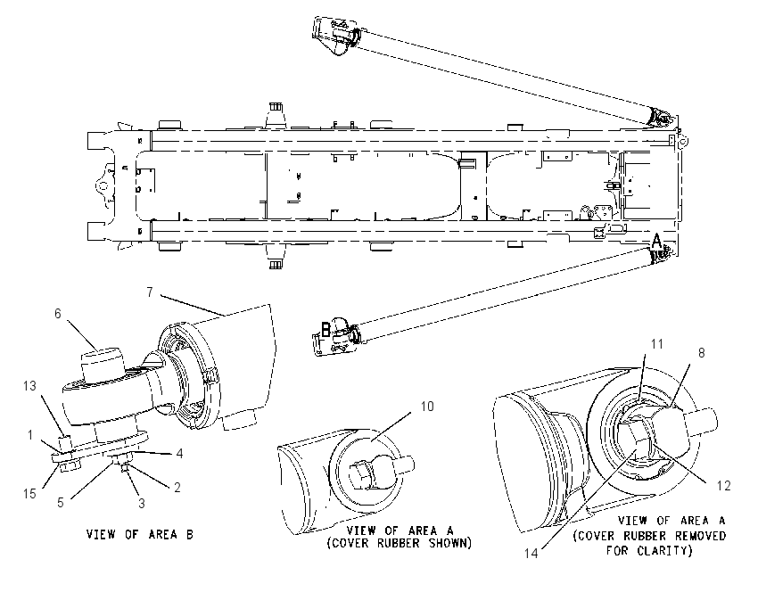 CYLINDER & MTG GP-HOIST 1522702 CAT