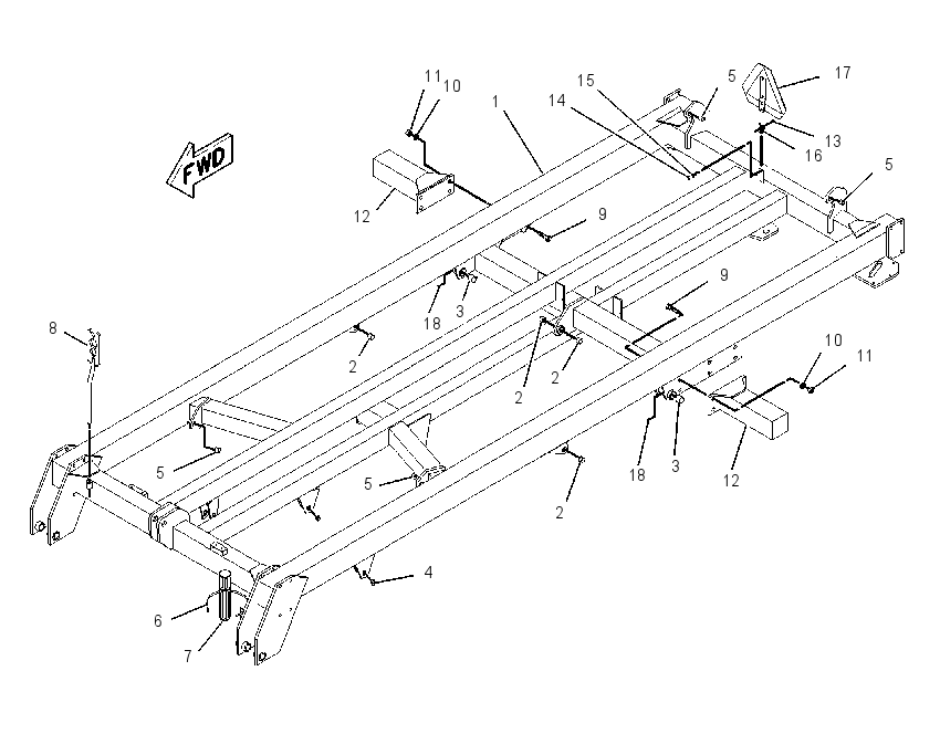 FRAME GP-RIGID 2035831 CAT