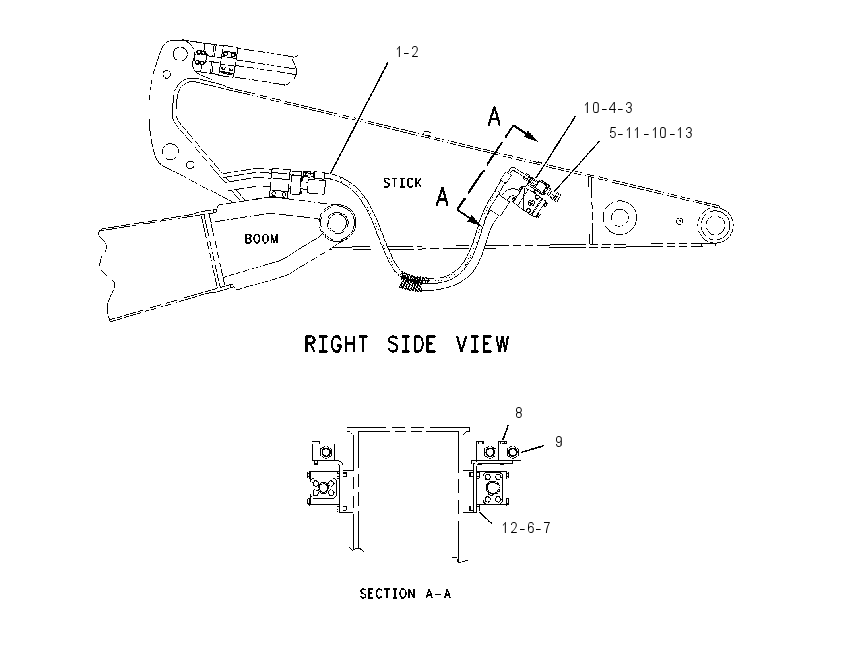 LINES GP-STICK DRAIN 1922393 CAT