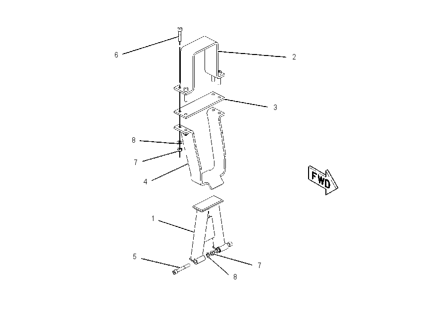 SUPPORT GP-BOOM 2062938 CAT