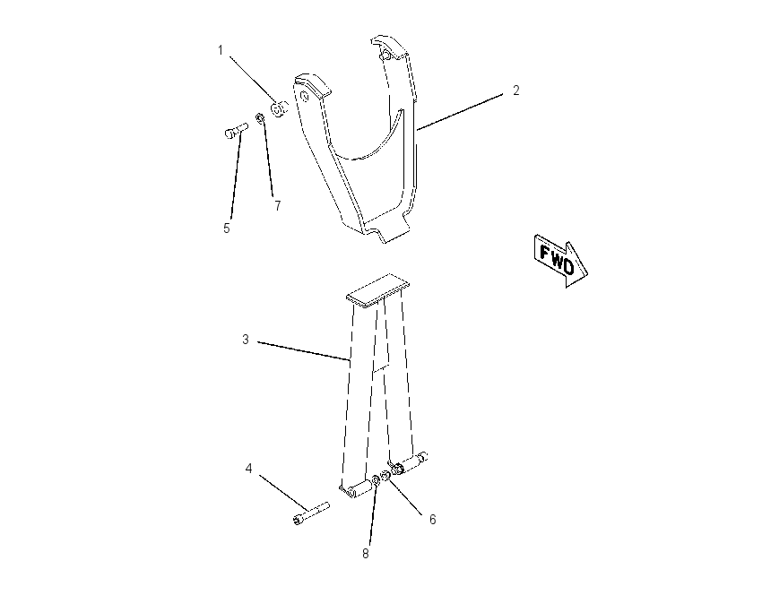SUPPORT GP-BOOM 2059064 CAT
