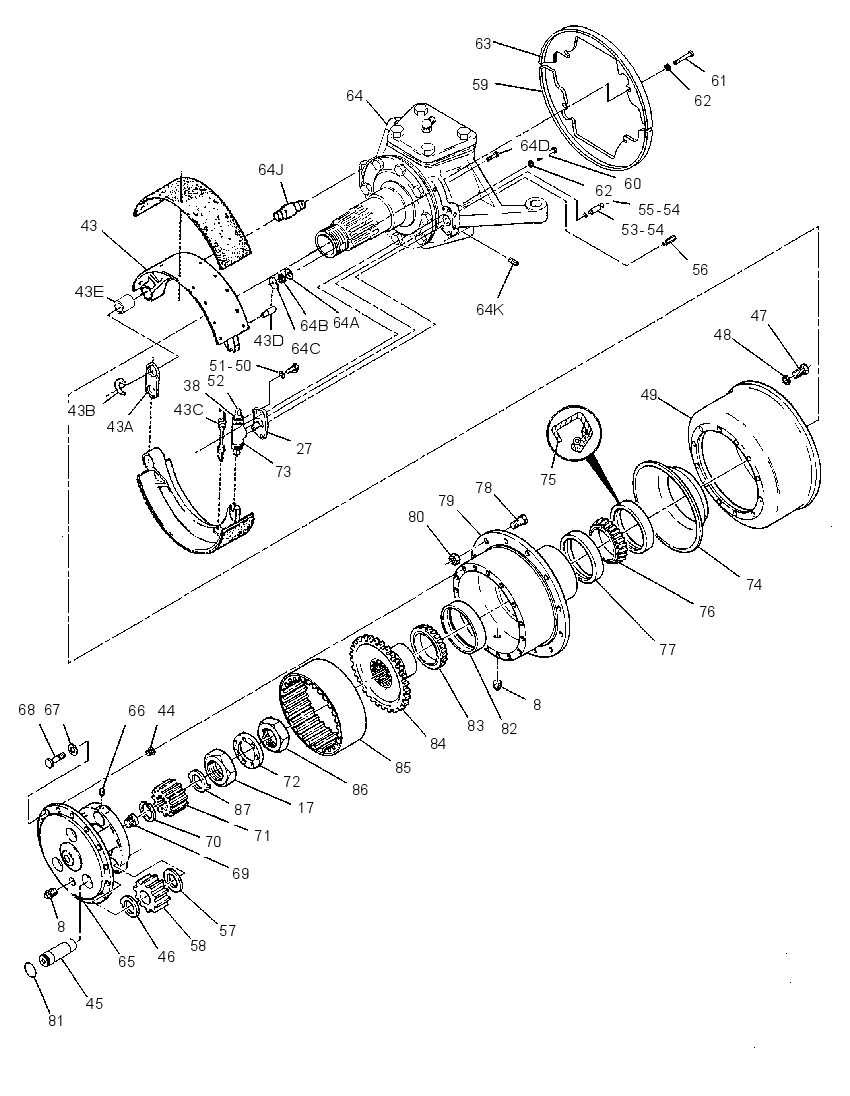 AXLE GP-DRIVE & STEERING 1098826 CAT