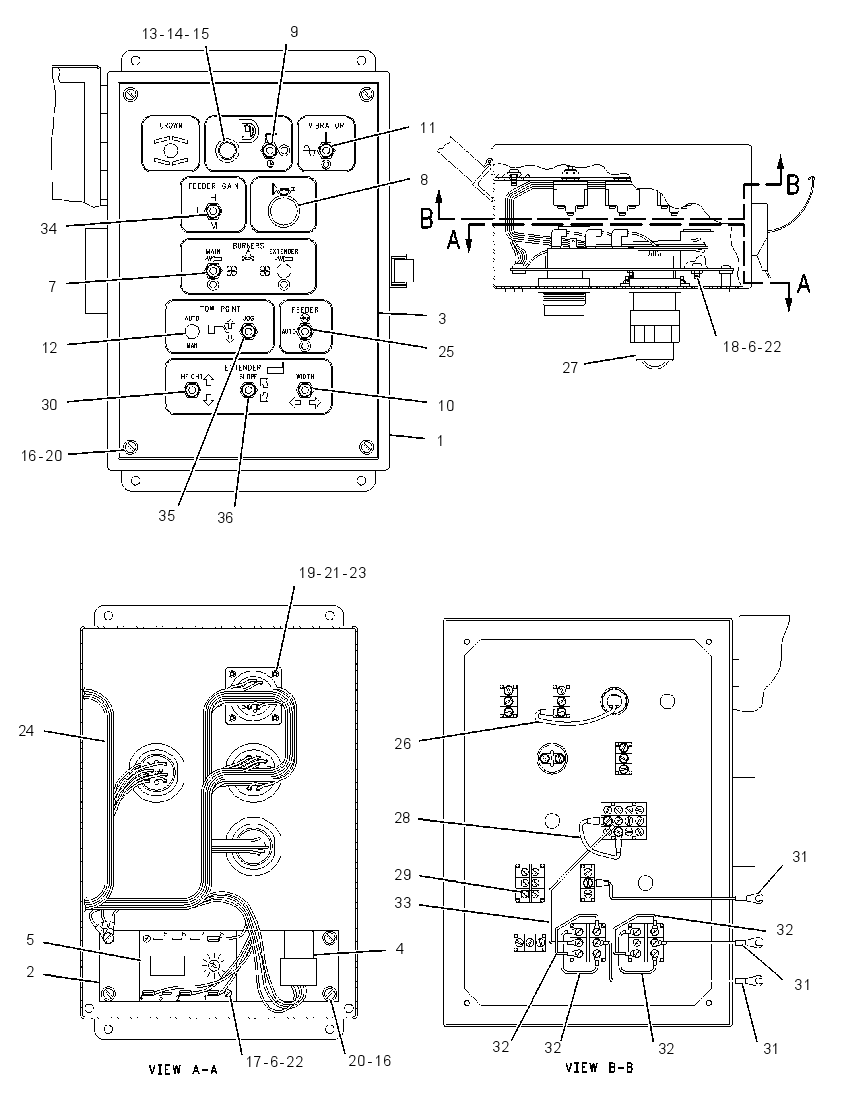 BOX GP-SCREED CONTROL 1295095 CAT