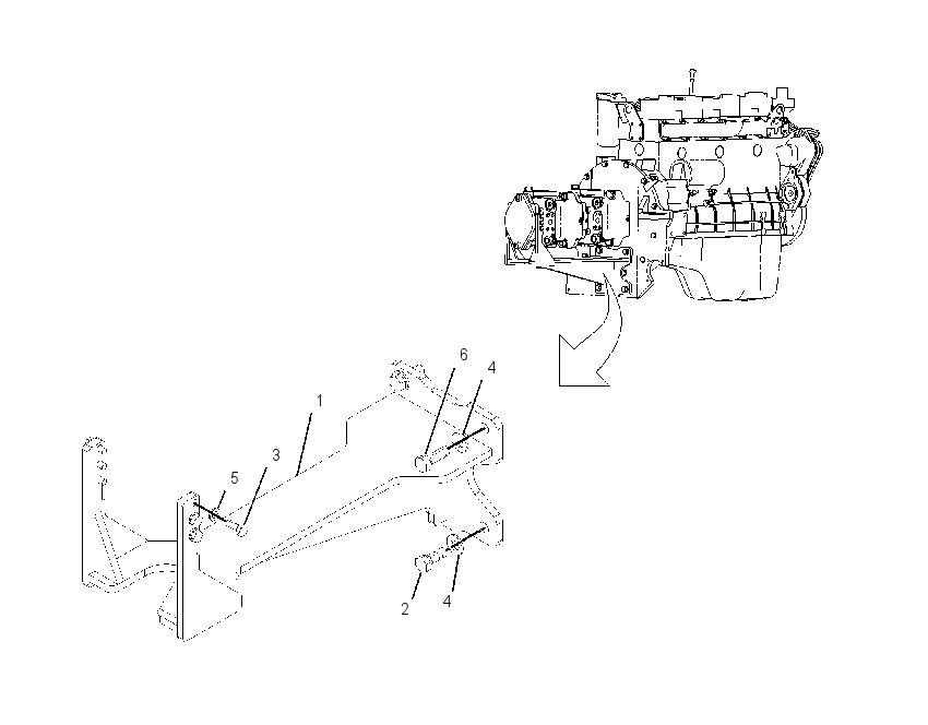 SUPPORT GP-PUMP DRIVE 1799511 CAT