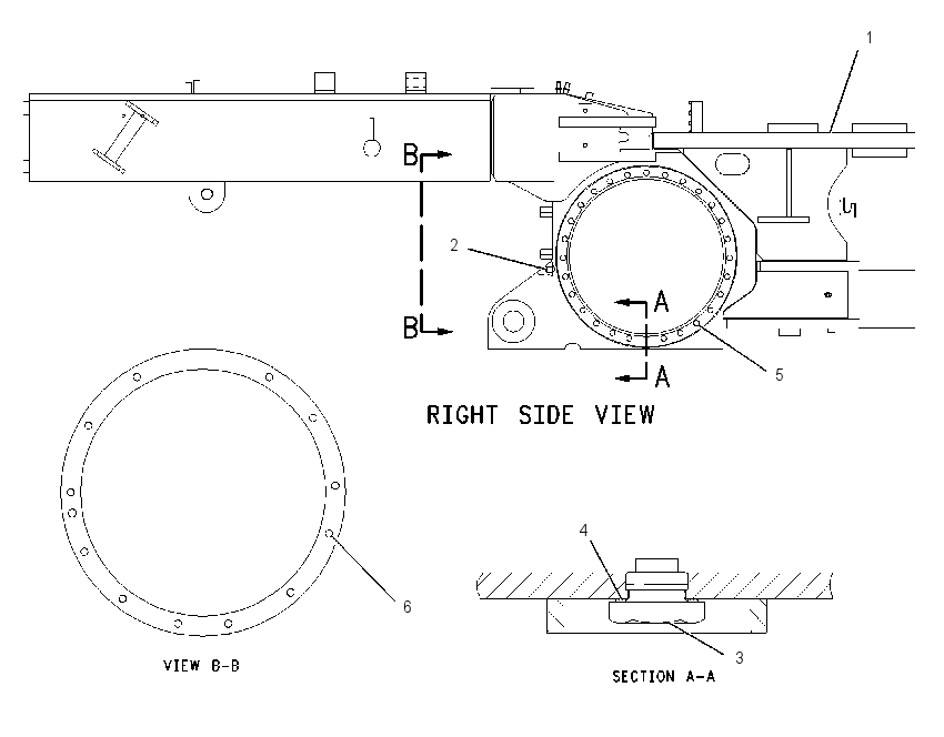 Корпус с рамой 8X5475 CAT