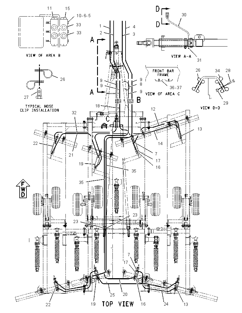 CYLINDER & LINES GP-ADJUST 2072803 CAT