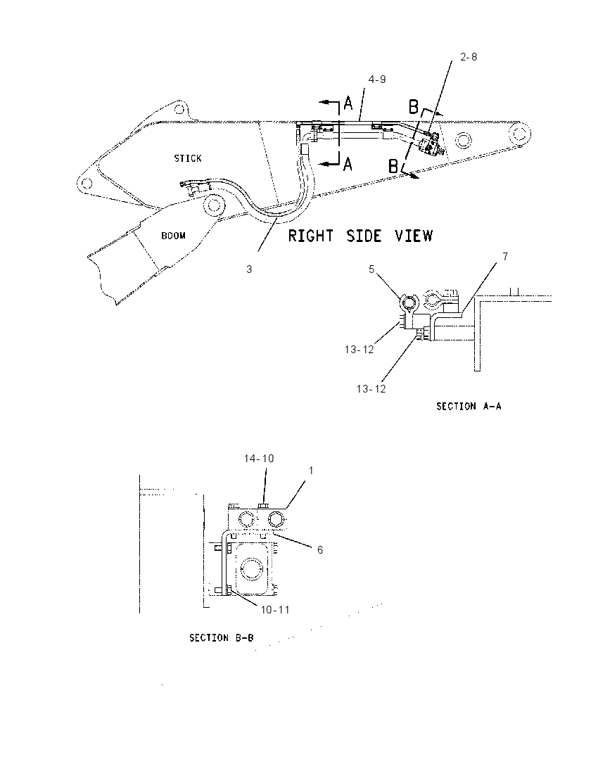 LINES GP-STICK DRAIN 1936393 CAT
