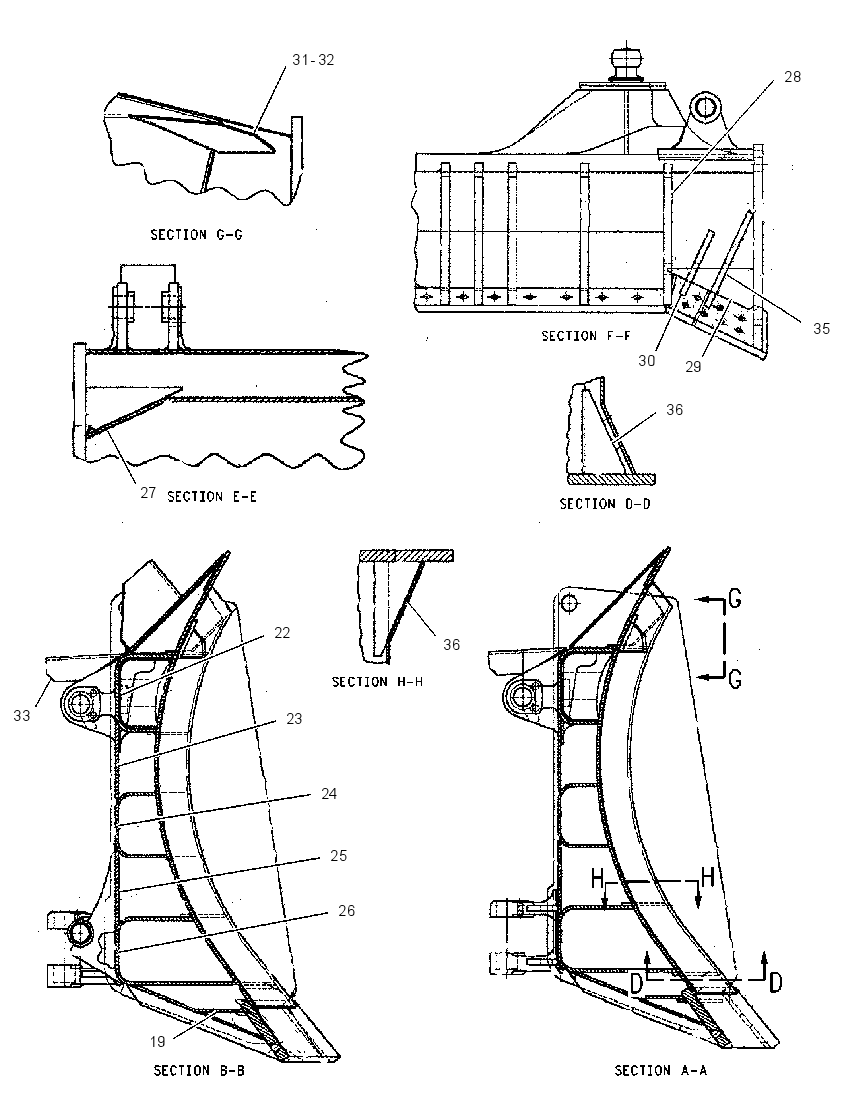 BLADE AS-SEMI-UNIVERSAL 2060365 CAT