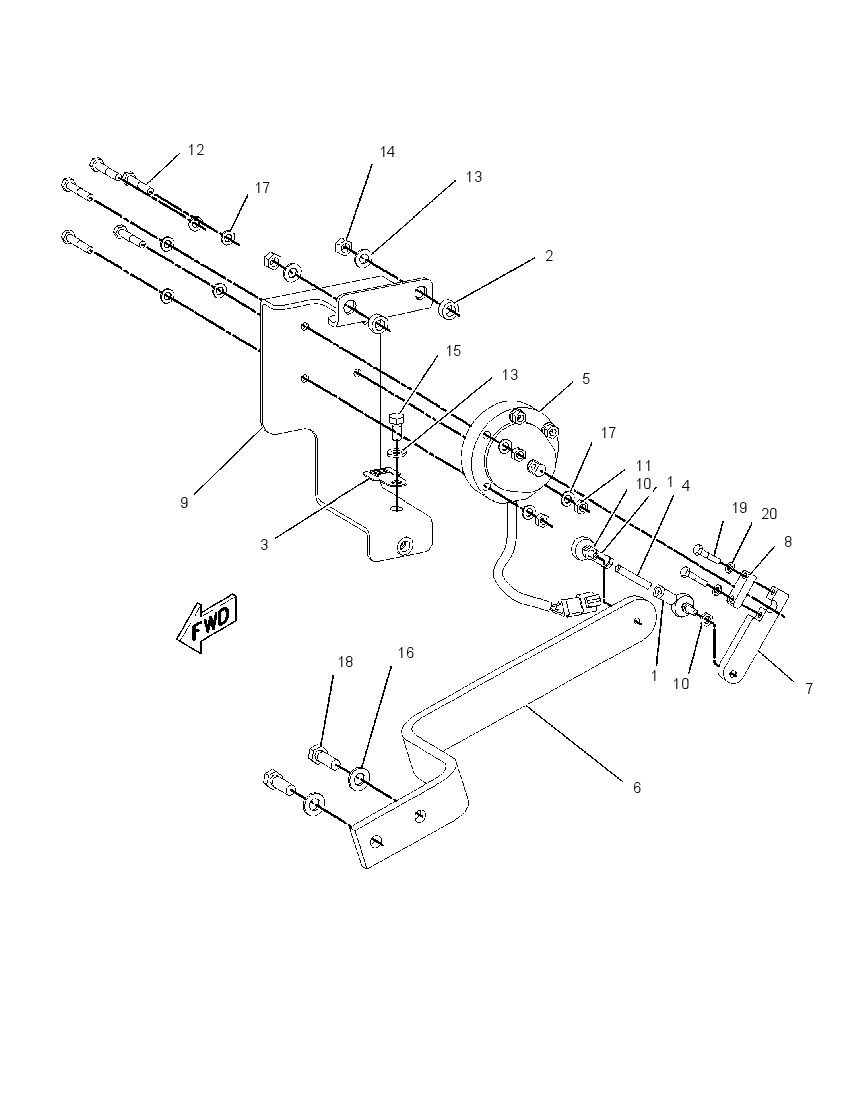 SENSOR & MTG GP-LIFT POSITION 1799375 CAT