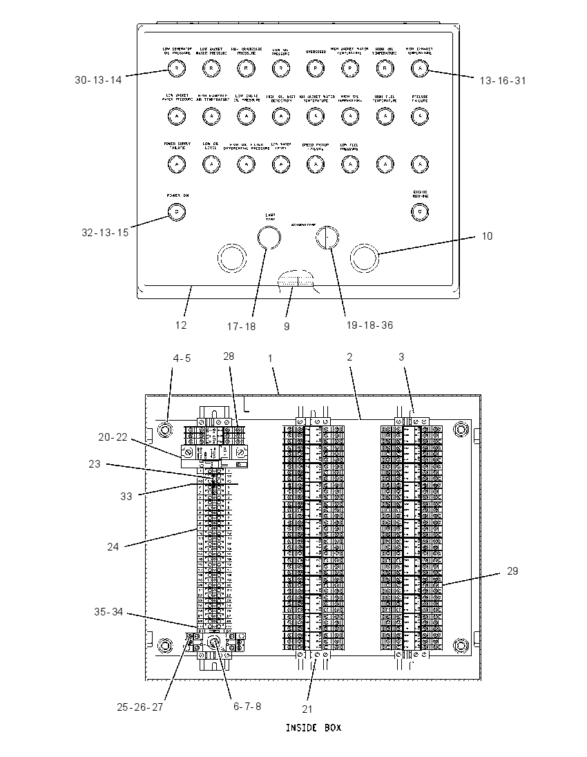 PANEL GP-ANNUNCIATOR 1291587 CAT