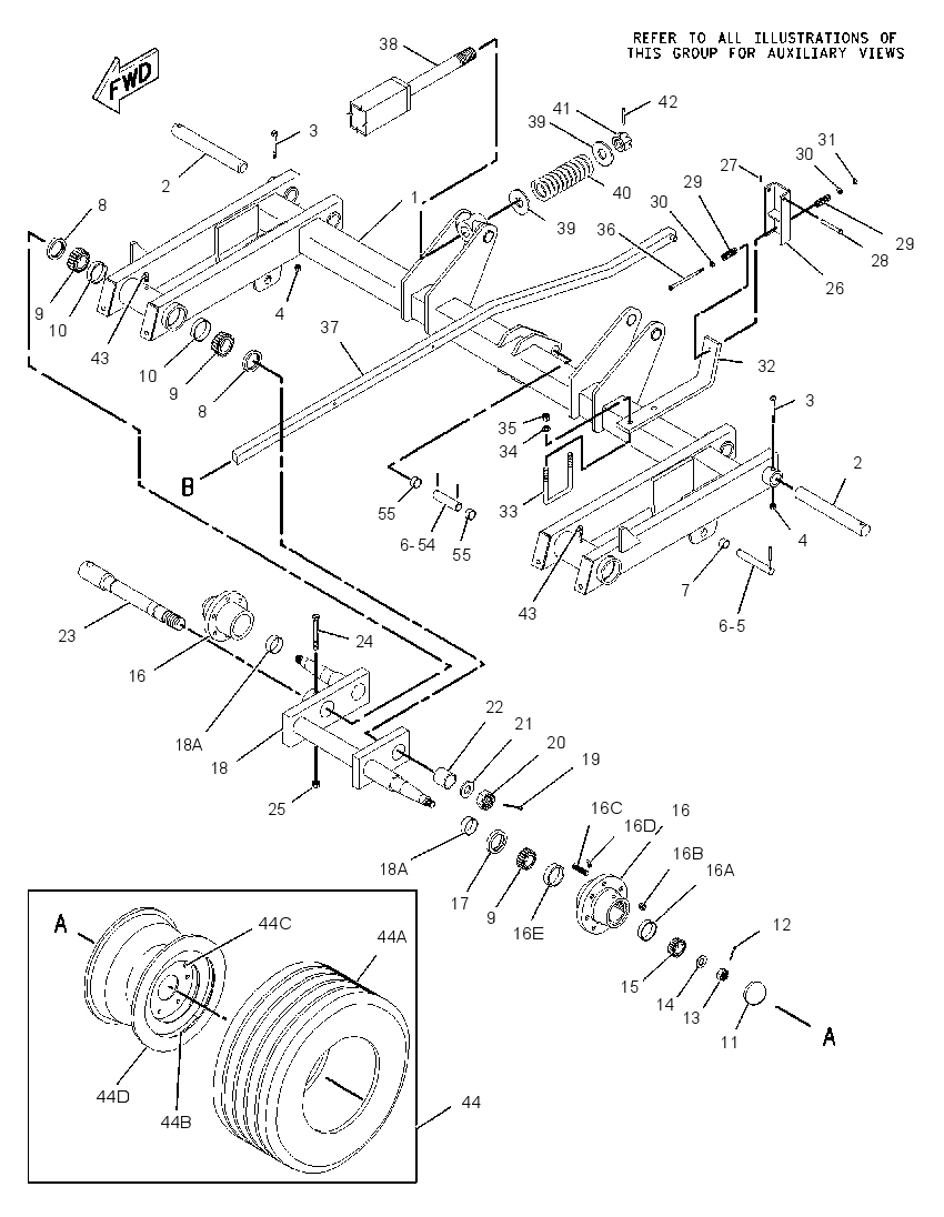 FRAME & WHEEL GP-CENTER 2035835 CAT
