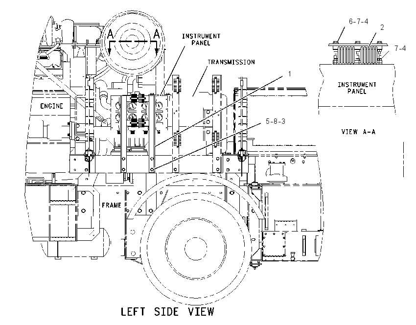 MOUNTING GP-INSTRUMENT 1551081 CAT