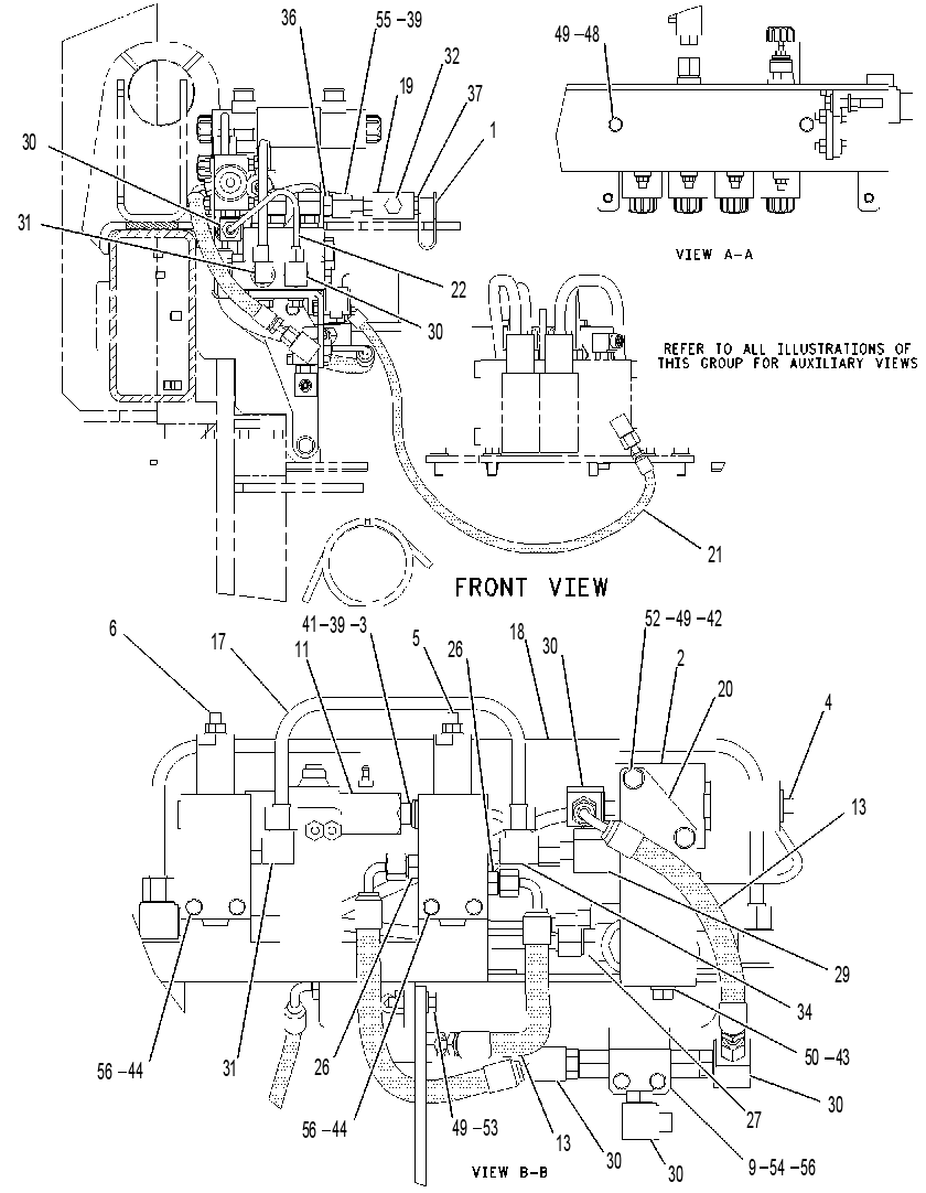VALVE & LINES GP-HYD CONTROL 1663664 CAT