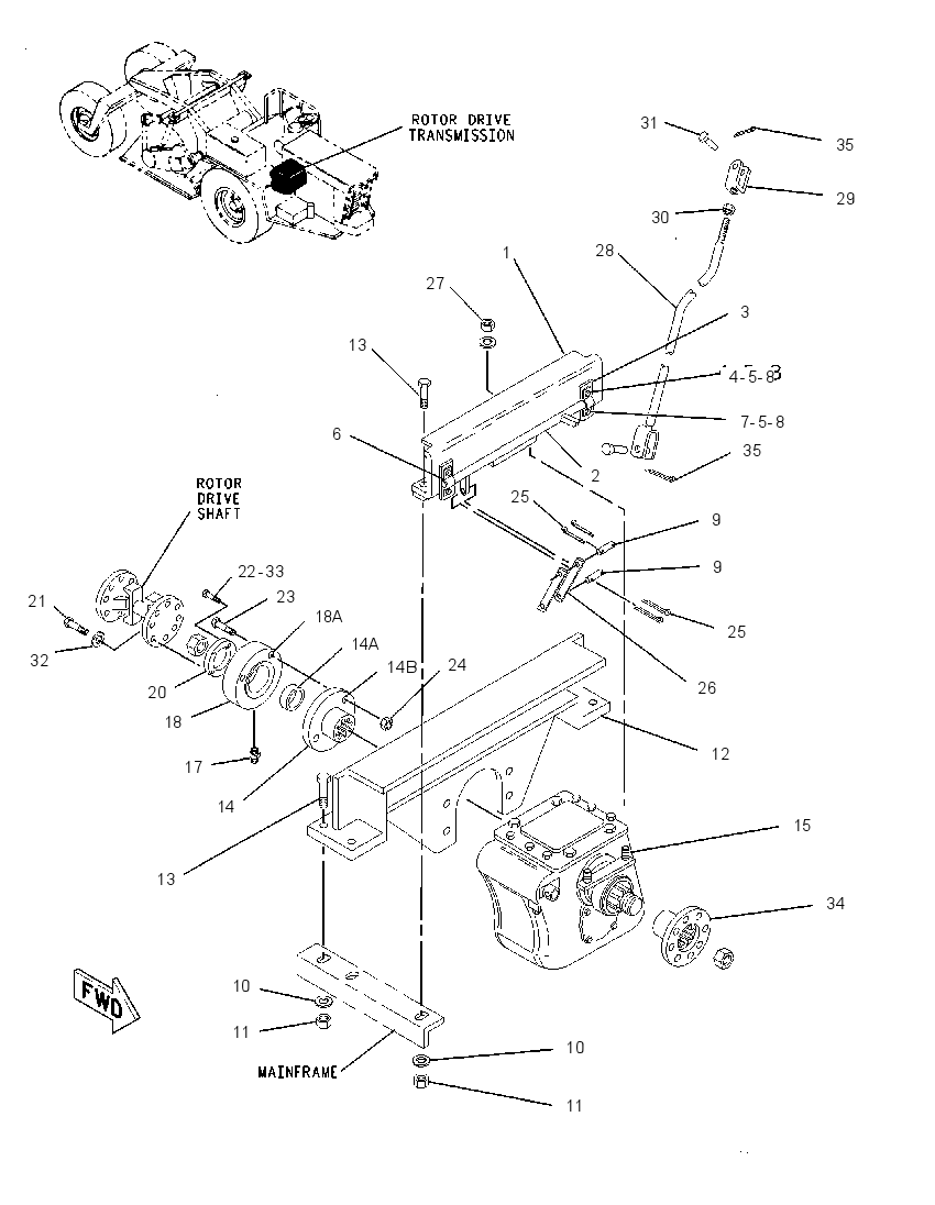 DRIVE GP-ROTOR 0870454 CAT