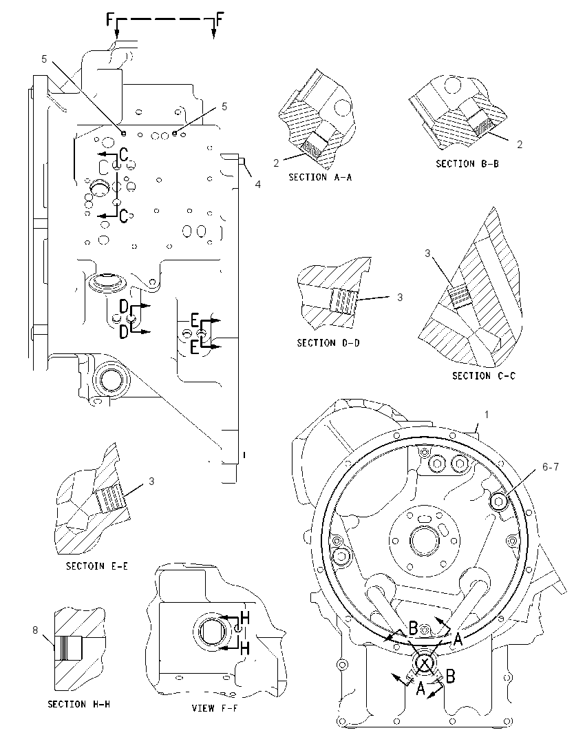 COVER GP-TRANSMISSION 1807501 CAT