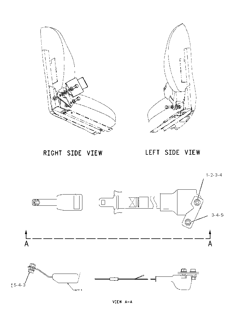 Ремень безопасности 2008083 CAT