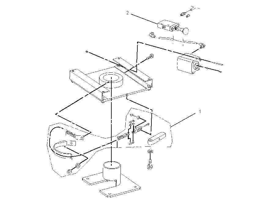 SUPPORT GP-SEAT SWIVEL 2019959 CAT