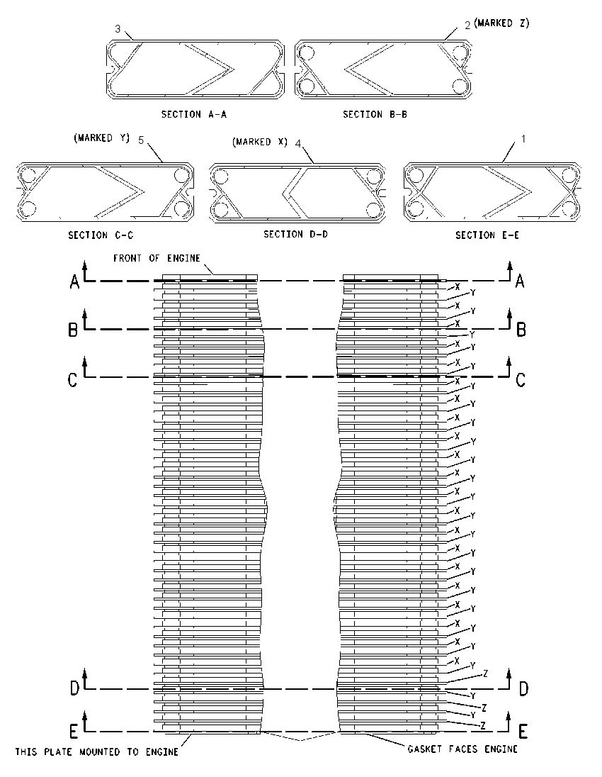 PLATE GP-HEAT EXCHANGER 1515689 CAT