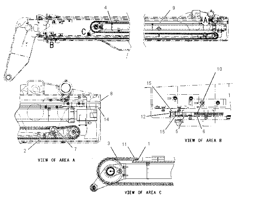 CHAIN GP-BOOM 1732451 CAT