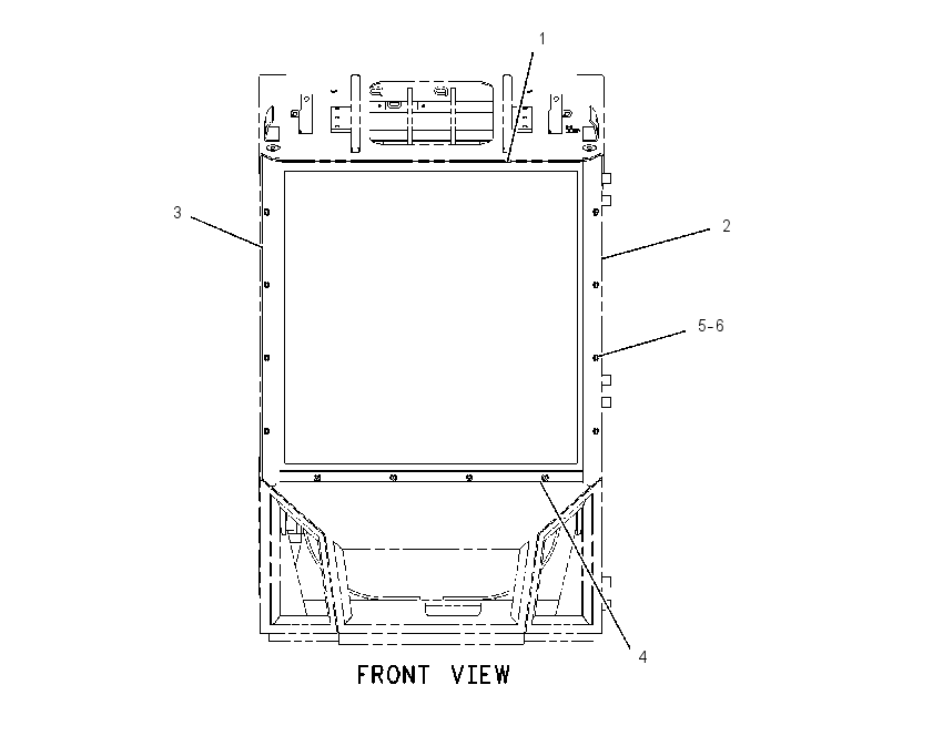 WINDOW GP-FRONT 1979865 CAT