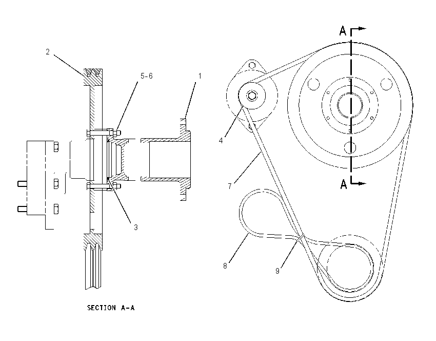 PULLEY GP-FAN 2106061 CAT