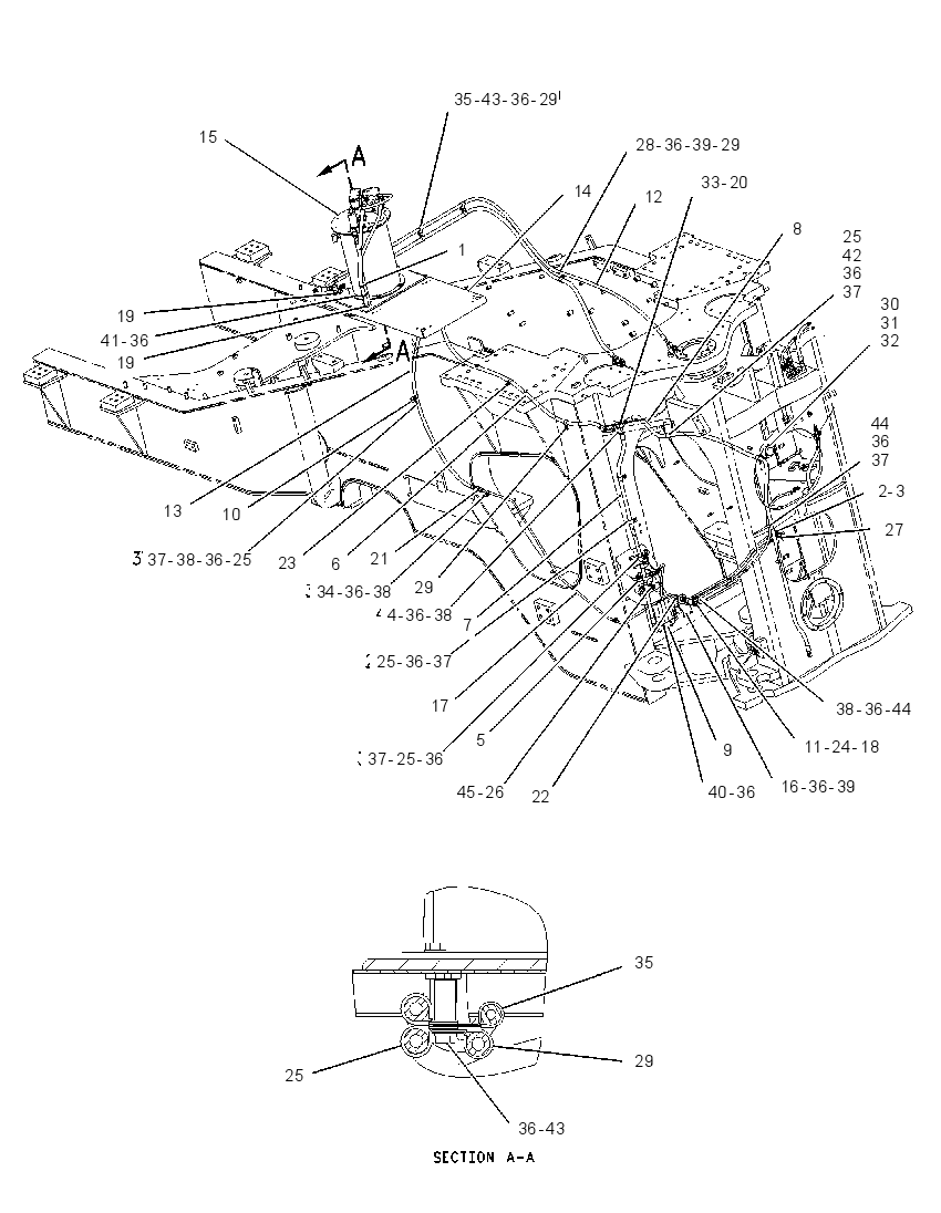 Трубопроводы автоматической смазки 1897568 CAT