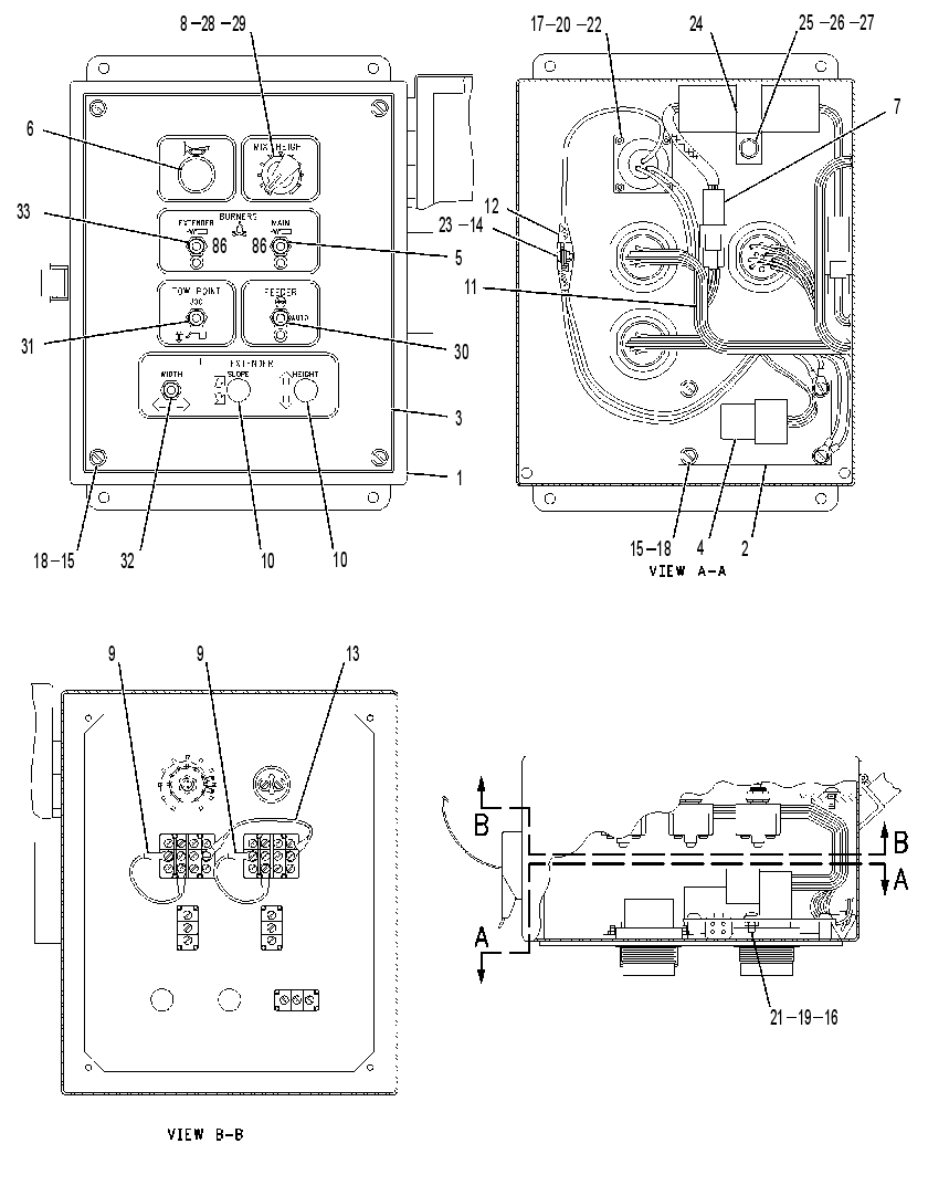 BOX GP-SCREED CONTROL 1443499 CAT