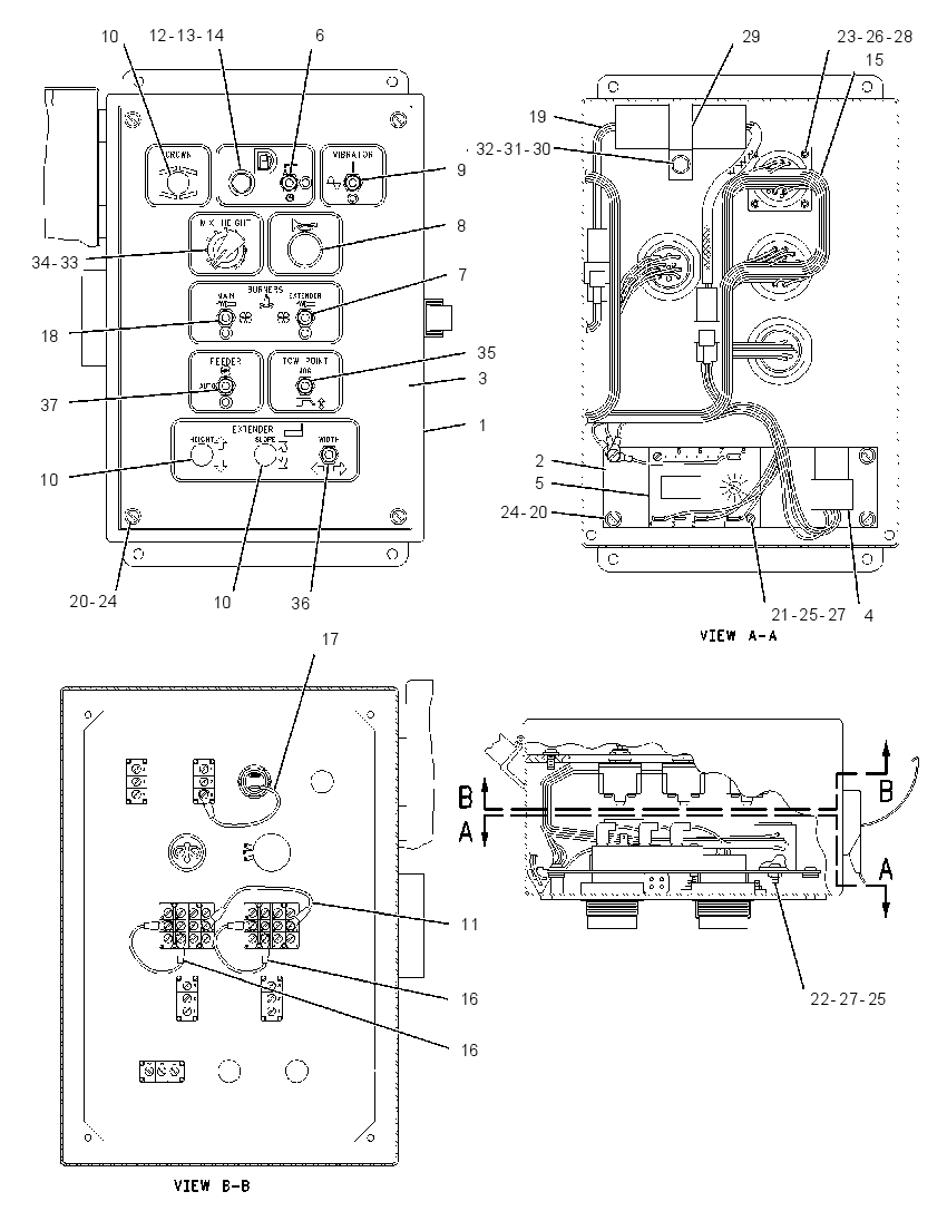 BOX GP-SCREED CONTROL 1117545 CAT