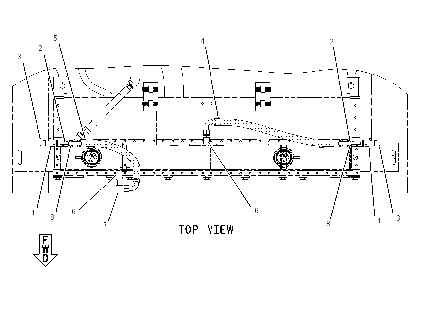 LINES GP-COOLANT DRAIN 2114684 CAT