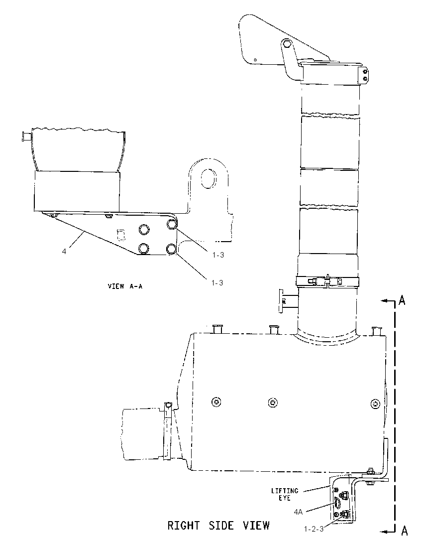 MOUNTING GP-MUFFLER 2021346 CAT