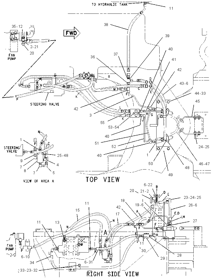 VALVE & LINES GP-STEERING NEUT 8R5680 CAT