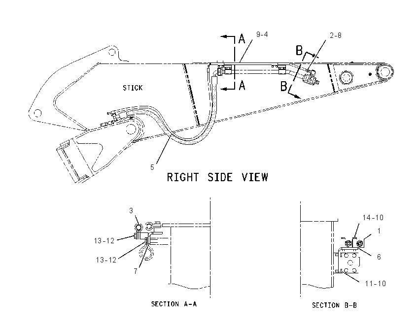 LINES GP-STICK DRAIN 1936417 CAT