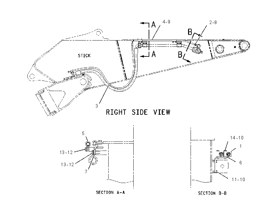 LINES GP-STICK DRAIN 1936399 CAT
