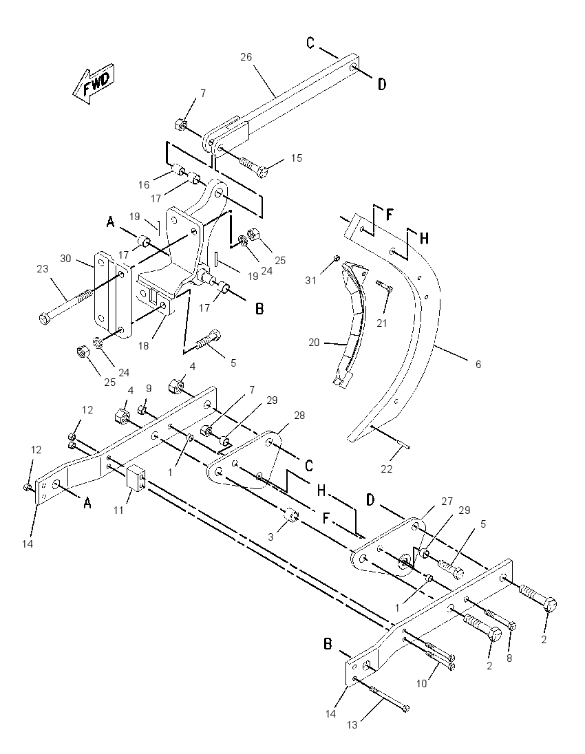 SHANK GP-RIGID 2057682 CAT