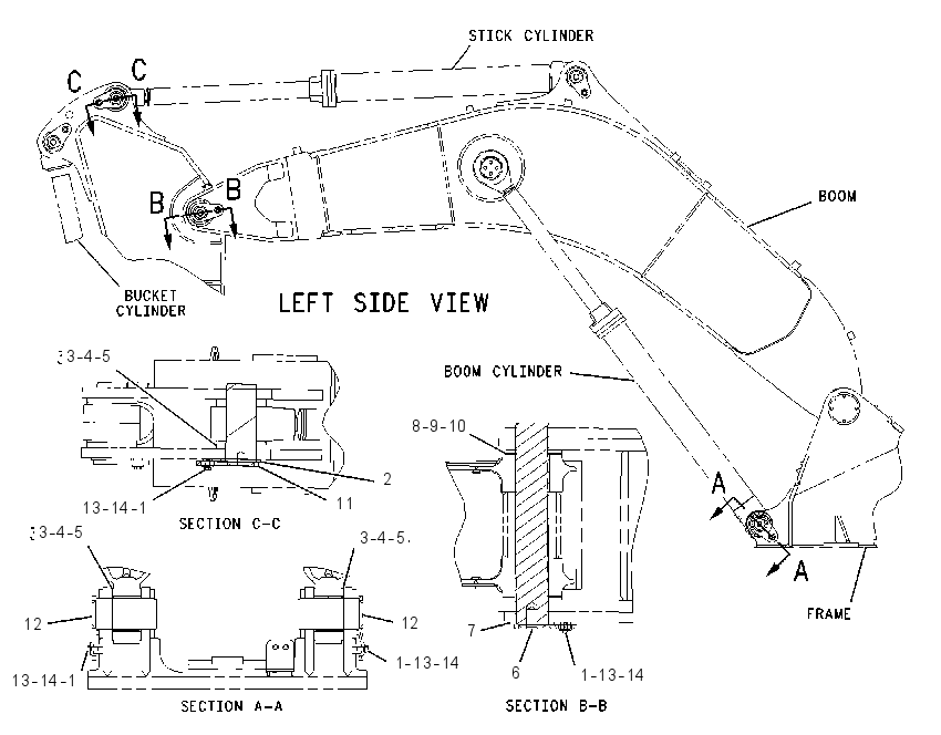 PIN GP-EXCAVATOR 1629540 CAT