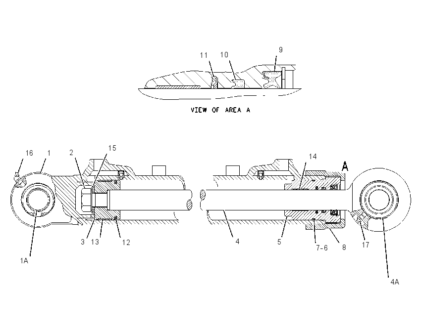 CYLINDER GP-ANGLING 1386859 CAT